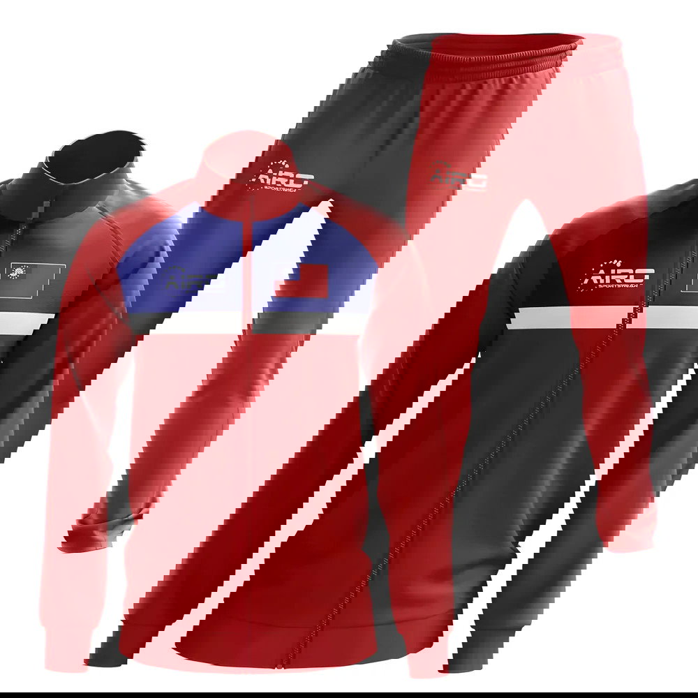 Myanmar Concept Football Tracksuit (Red)