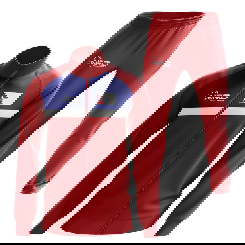 Nepal Concept Football Tracksuit (Red)