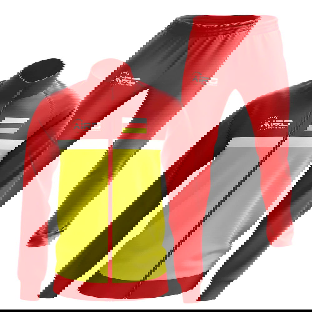 North Ossetia Concept Football Tracksuit (Red)