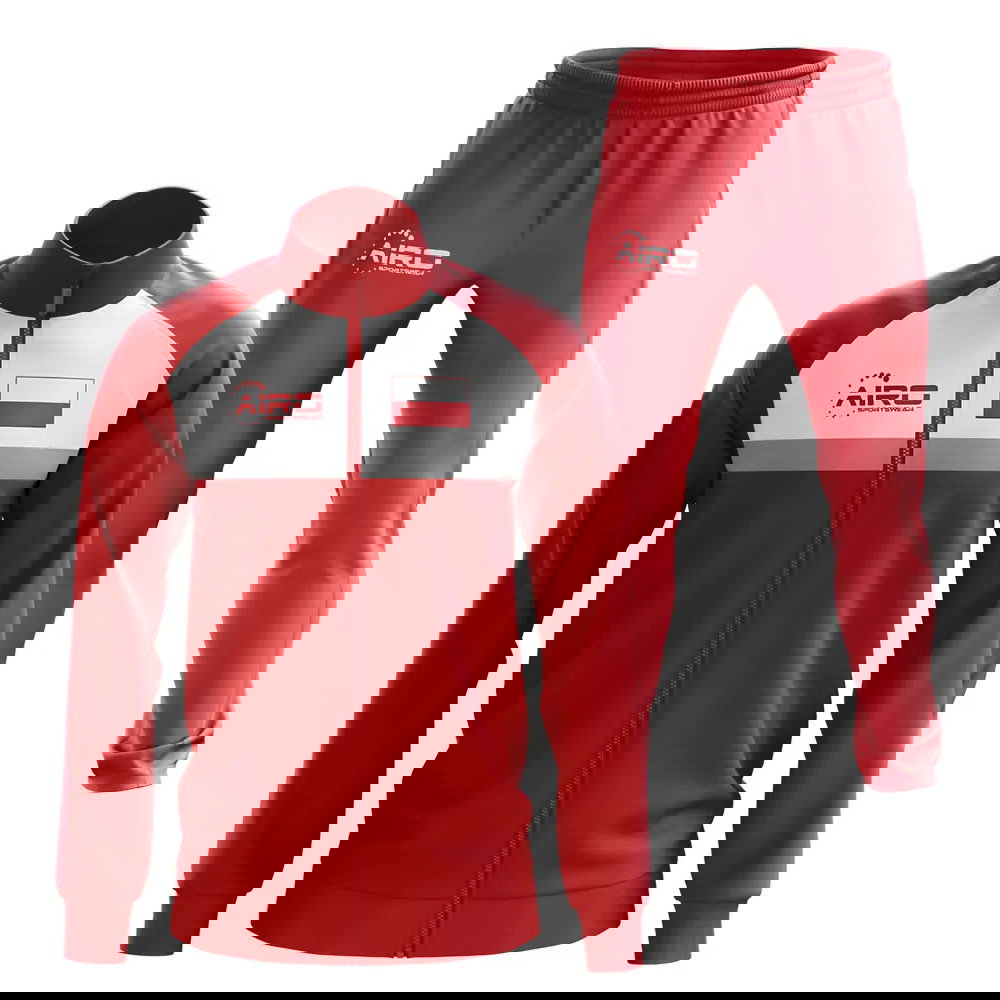 Poland Concept Football Tracksuit (Red)
