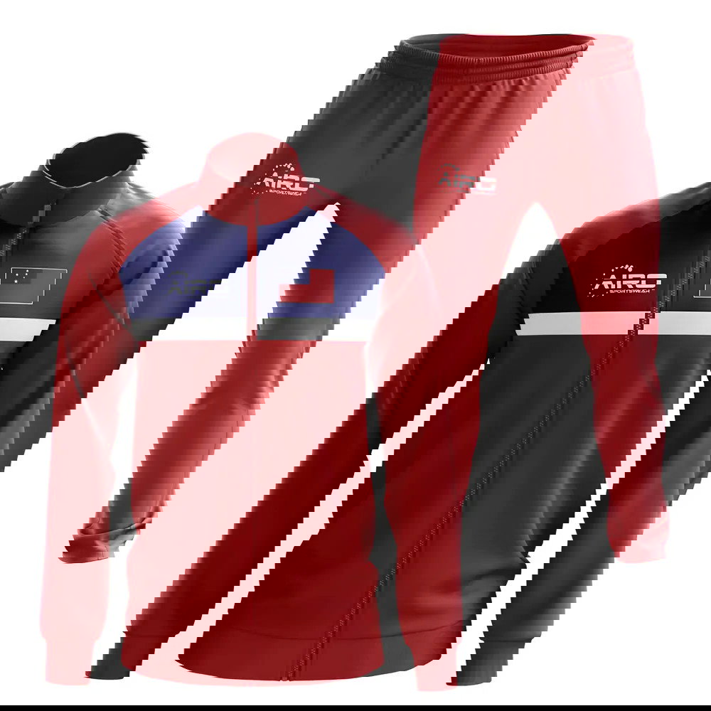 Samoa Concept Football Tracksuit (Red)