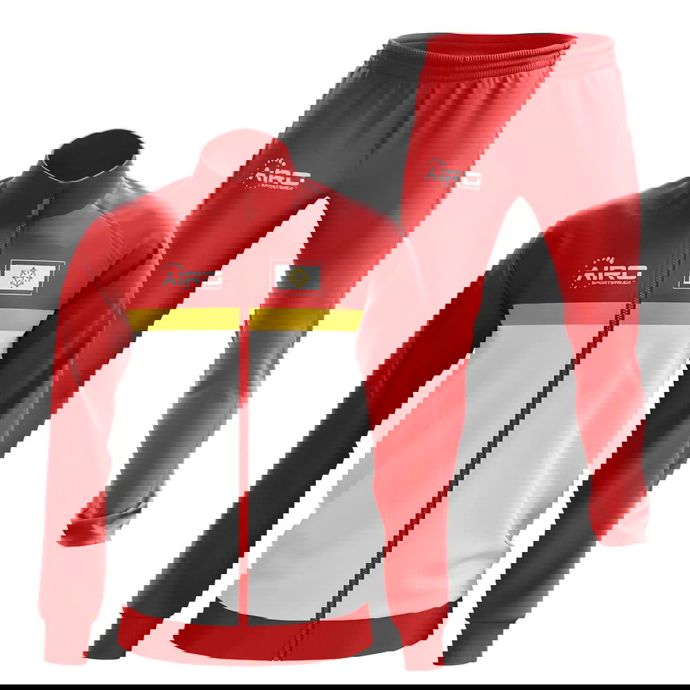 Sikkim Concept Football Tracksuit (Red)