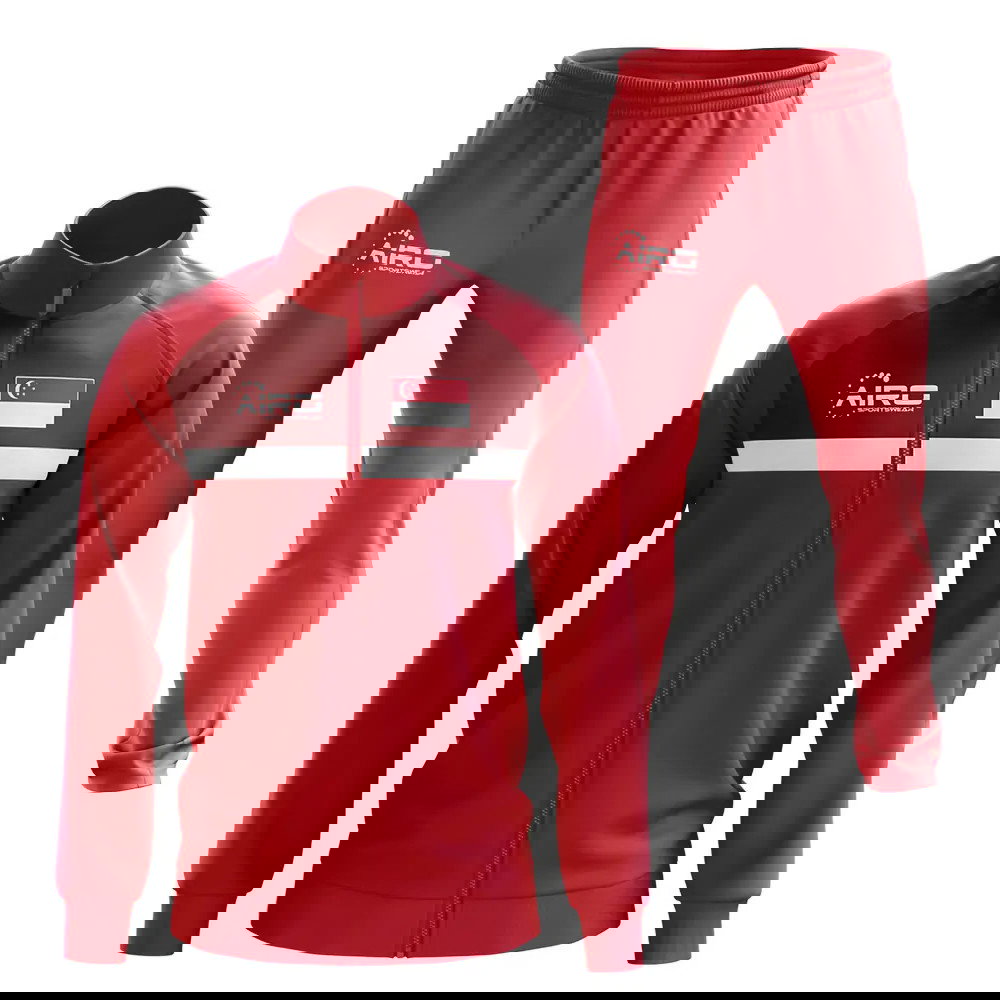 Singapore Concept Football Tracksuit (Red)