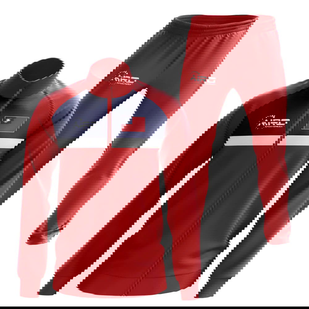 Taiwan Concept Football Tracksuit (Red)