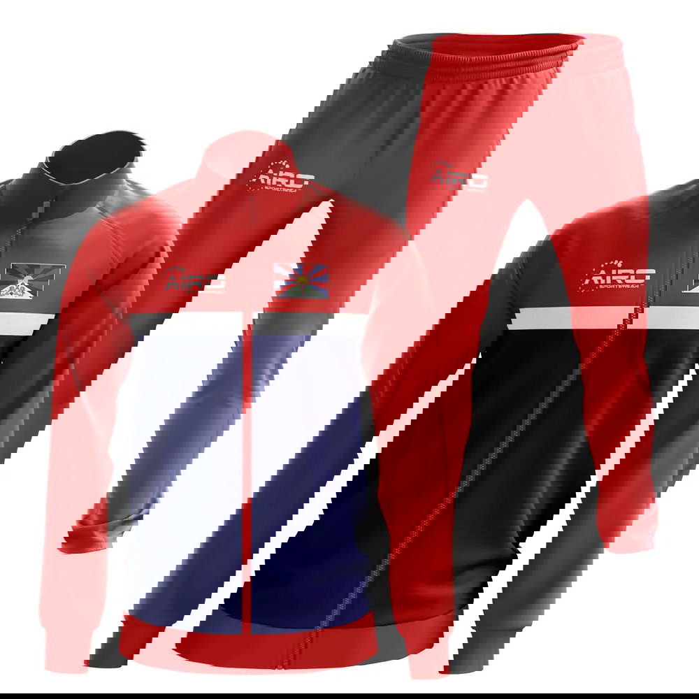 Tibet Concept Football Tracksuit (Red)