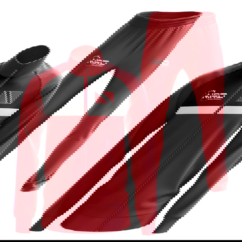 Trinidad and Tobago Concept Football Tracksuit (Red)