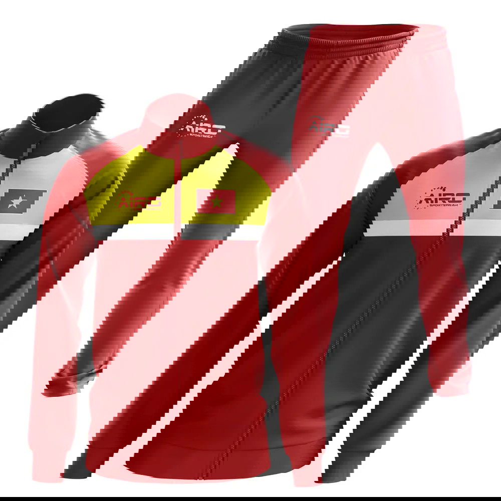 Vietnam Concept Football Tracksuit (Red)