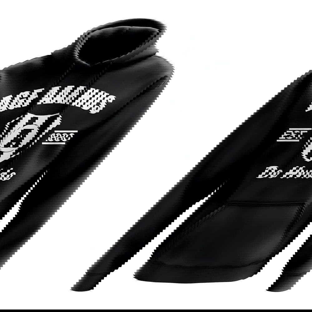 Agf Aarhus Established Football Hoody (Black)