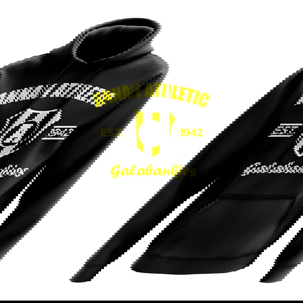 Annan Established Football Hoody (Black)