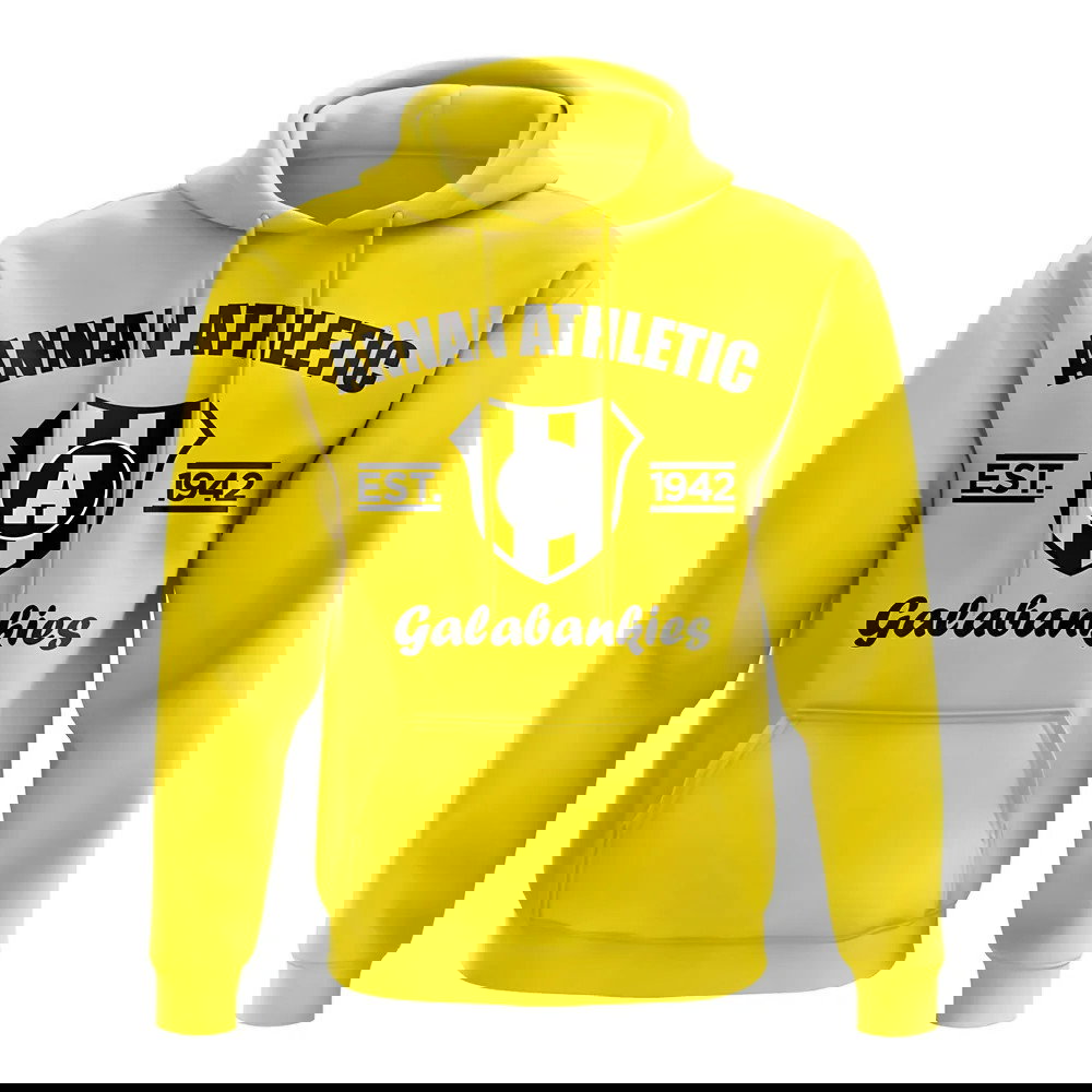 Annan Established Football Hoody (Yellow)