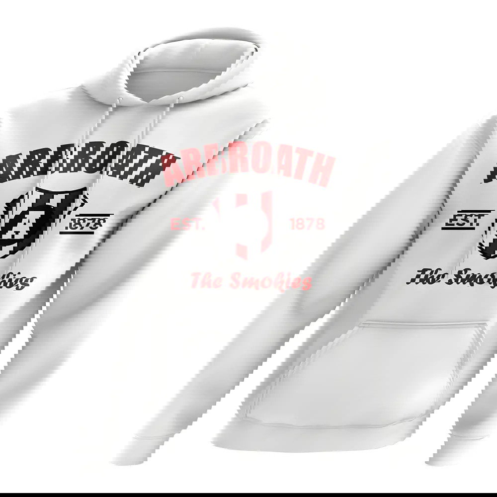 Arbroath Established Football Hoody (White)