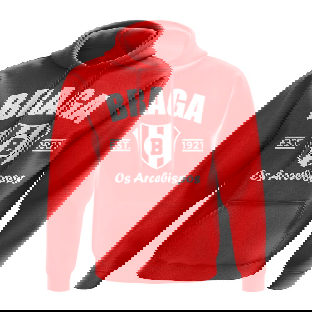 Braga Established Football Hoody (Red)