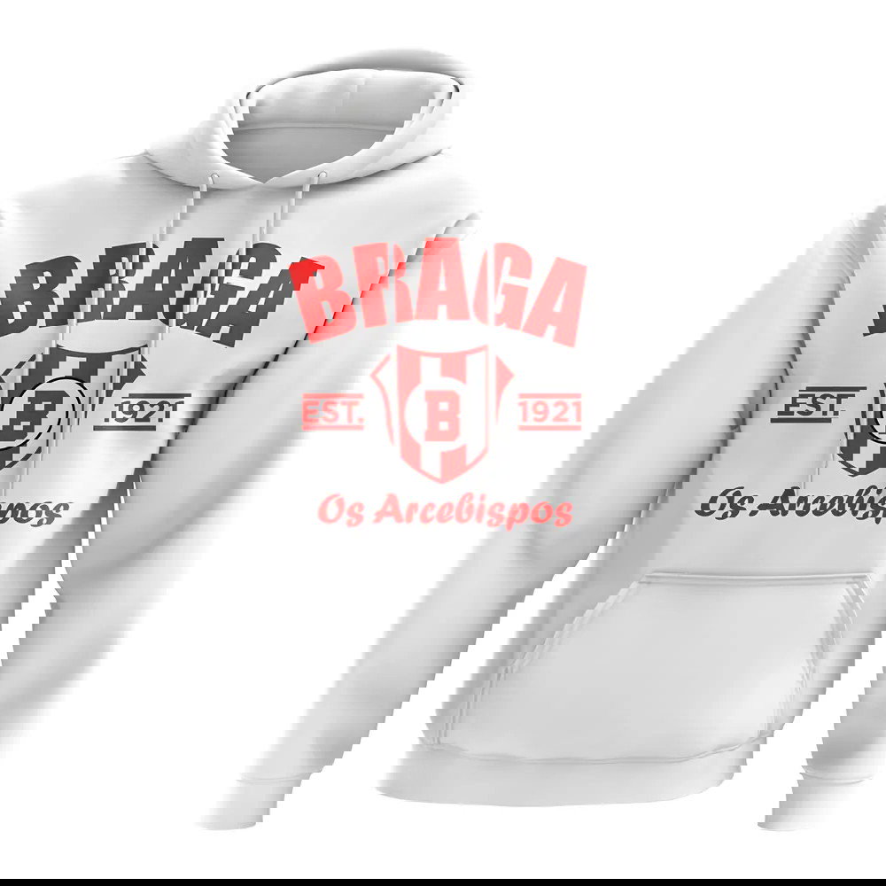Braga Established Football Hoody (White)