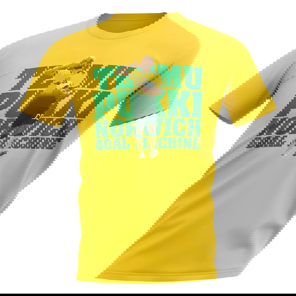 Teemu Pukki Norwich Player T-Shirt (Yellow)