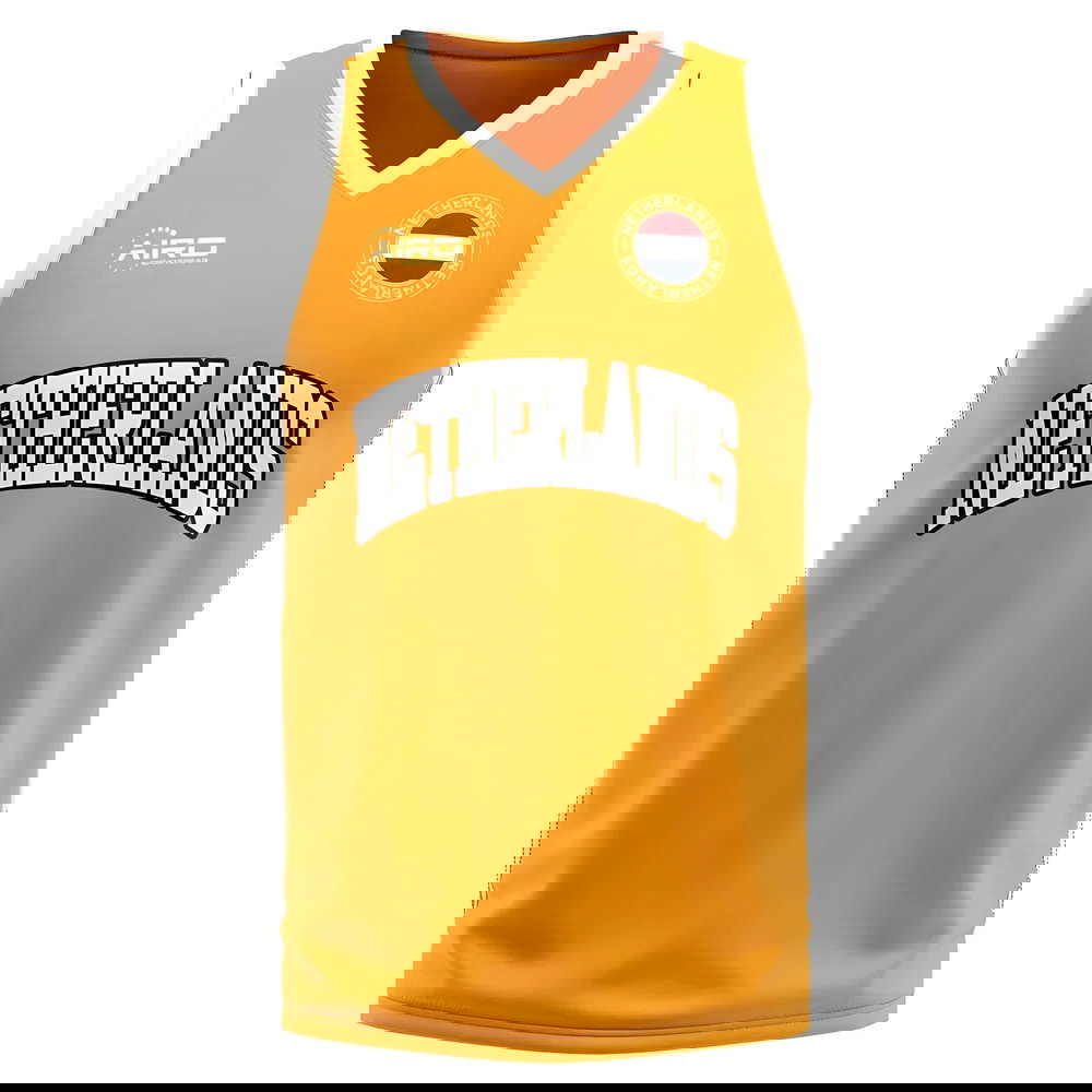 Netherlands Home Concept Basketball Shirt