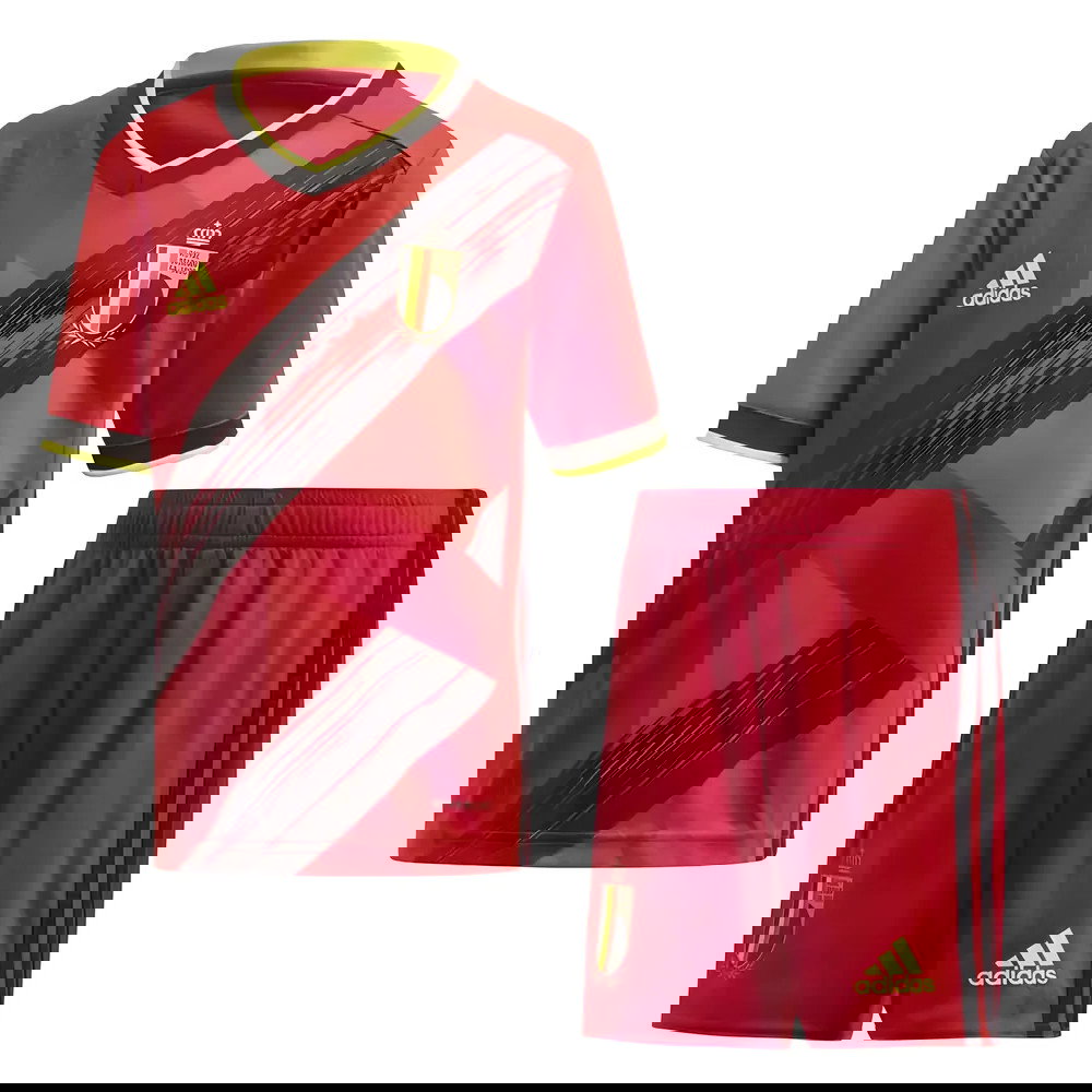 2020-2021 Belgium Home Adidas Mini Kit (E HAZARD 10)