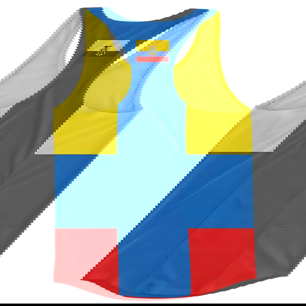 Ecuador Flag Running Vest