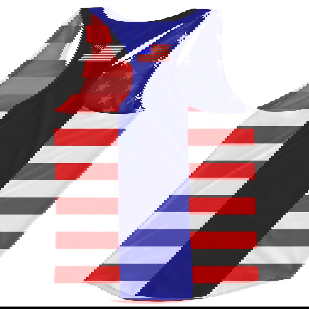 United States Flag Running Vest