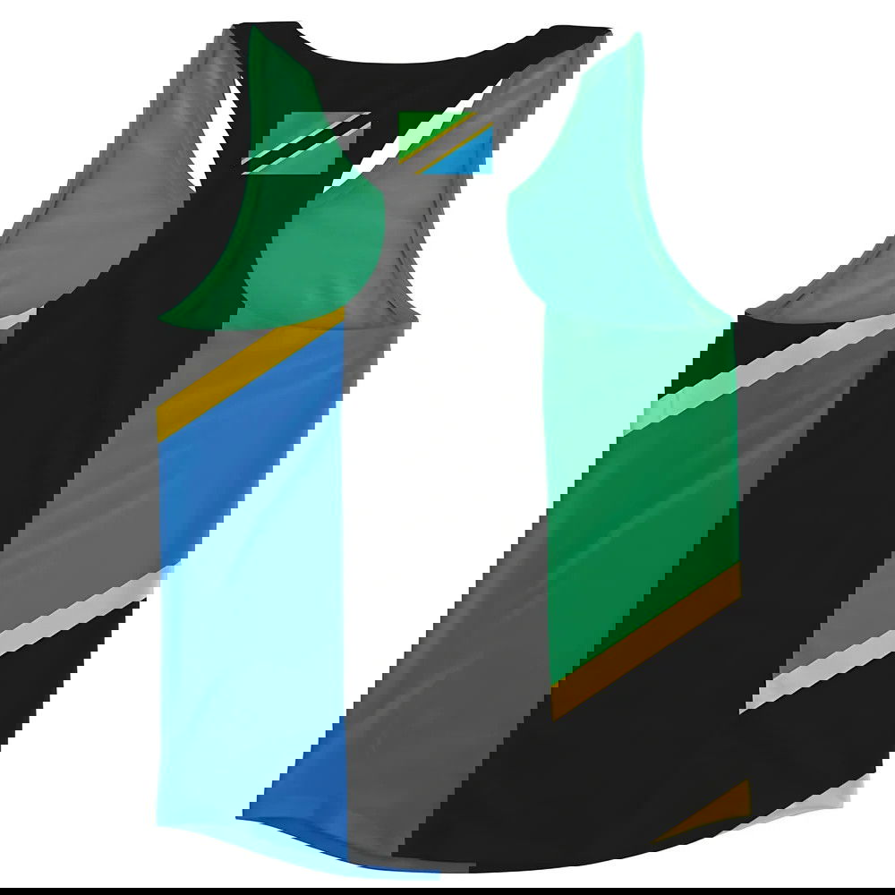 Tanzania Flag Running Vest