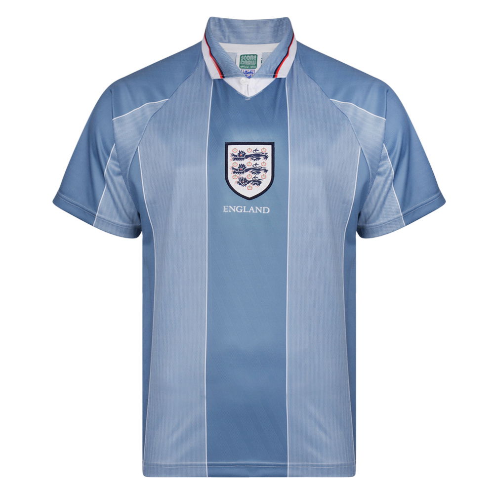 Score Draw England 1996 Away Euro Championship Retro Football Shirt (Adams 5)