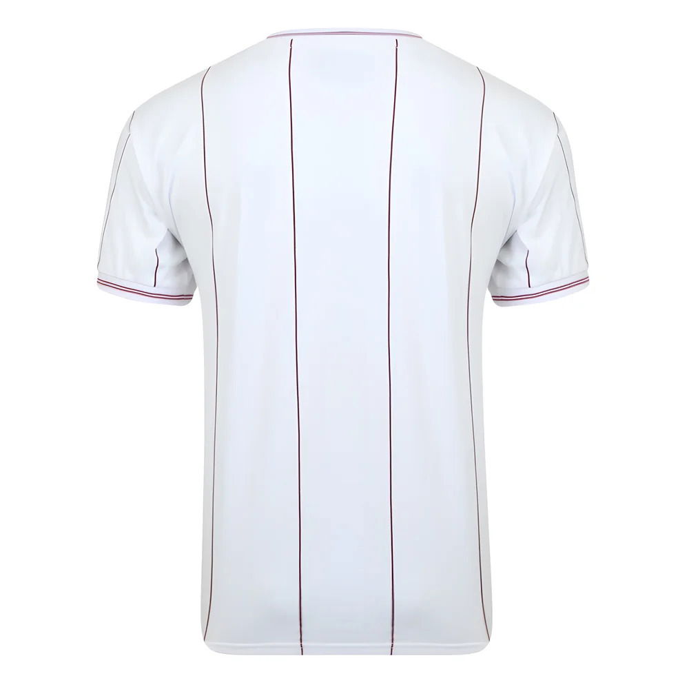 Score Draw Aston Villa 1982 Euro Final Retro Football Shirt