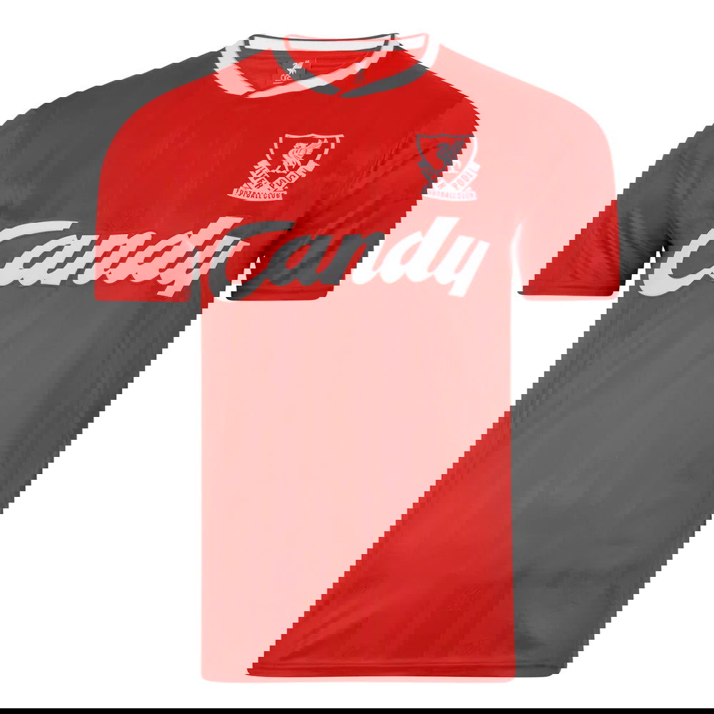 Score Draw Liverpool FC 1989 Retro Football Shirt (BARNES 10)