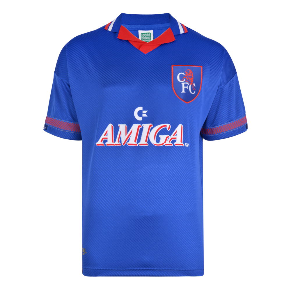 Score Draw Chelsea 1994 Retro Football Shirt (OSGOOD 9)