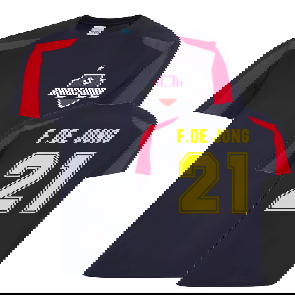 Frenkie de Jong Barcelona Sports Training Jersey (Navy)