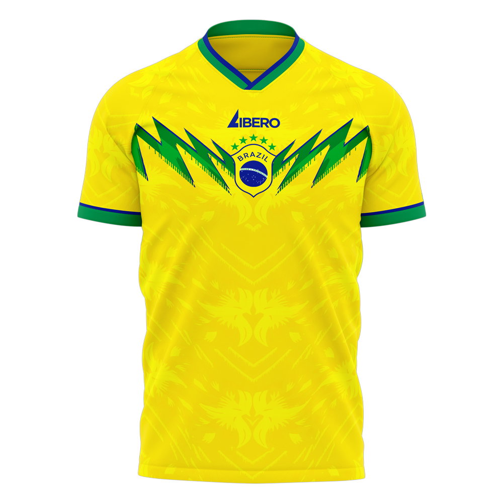 Brazil 2026-2027 Home Concept KIt (Libero) Adult Short Sleeve (Your Name)