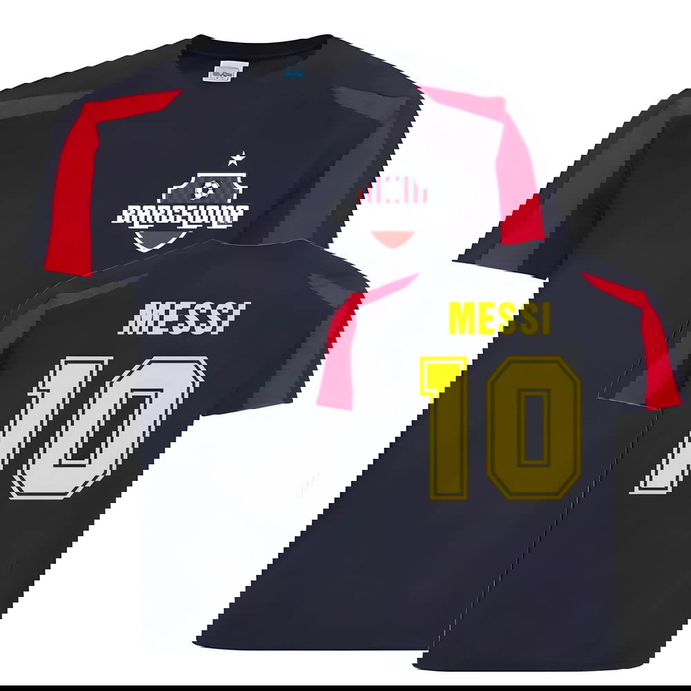 Lionel Messi Barcelona Sports Training Jersey (Navy)