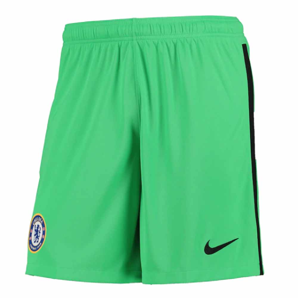 2020-2021 Chelsea Goalkeeper Shorts (Green) - Kids
