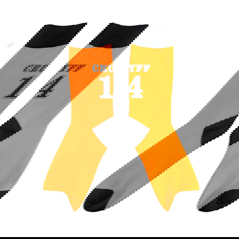 Holland 1974 Number 14 Retro Football Socks