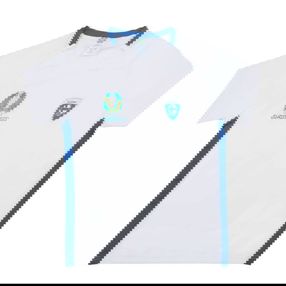 Finland 2021 Polyester T-Shirt (White) - Kids (FORSSELL 9)