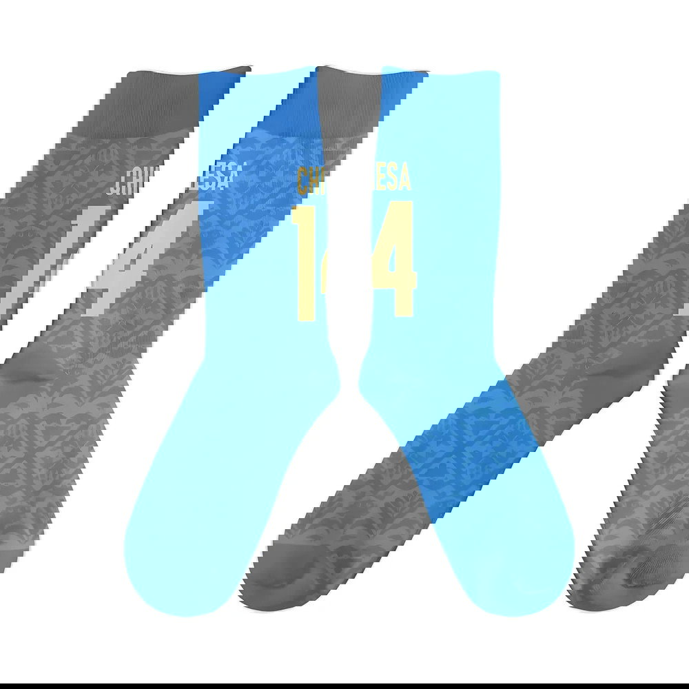 Italy 2021 Federico Chiesa Retro Football Socks