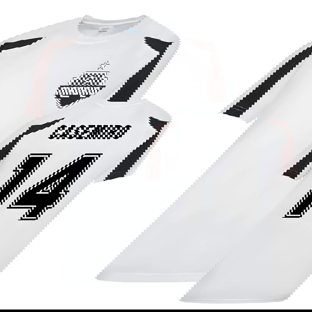 Casemiro Madrid Sports Training Jersey (White)