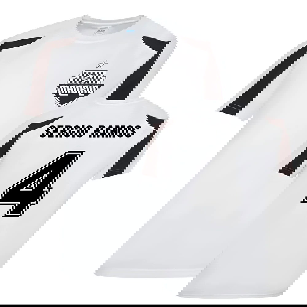 Sergio Ramos Madrid Sports Training Jersey (White)