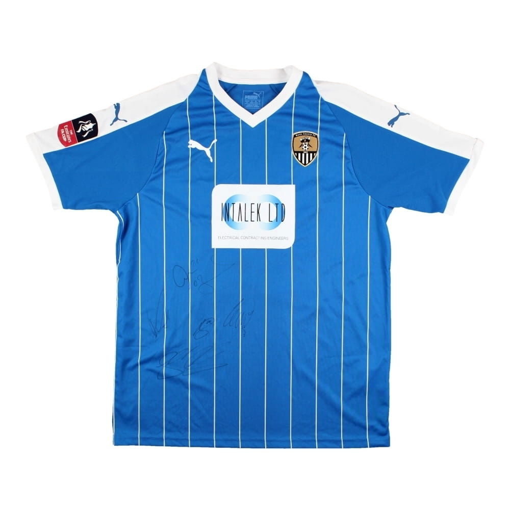 Notts County 2018-19 Away Shirt (Signed) (Brisley #16) ((Excellent) L)