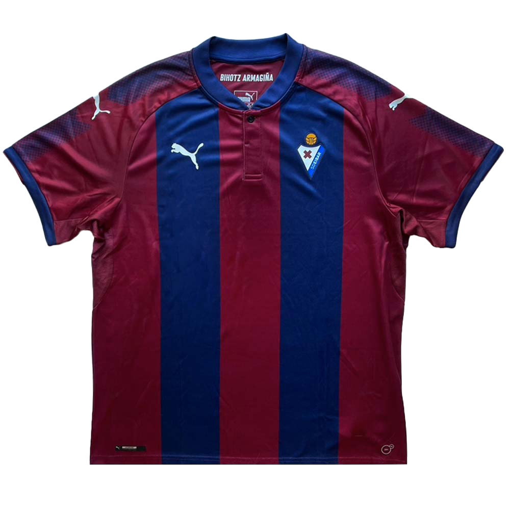 Eibar 2017-18 Home Shirt (Good) (Garcia 14)