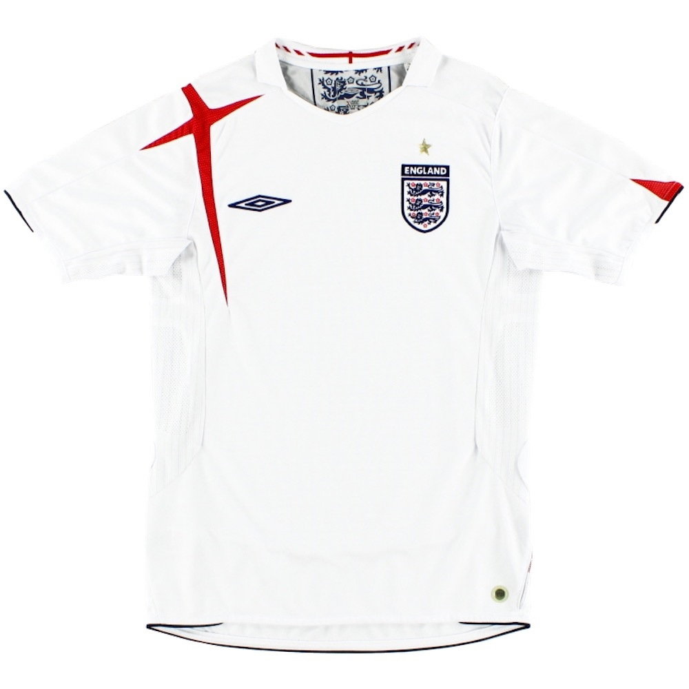 England 2005-2007 Home Shirt (XXL) (Very Good) (Very Good) (ROONEY 9)
