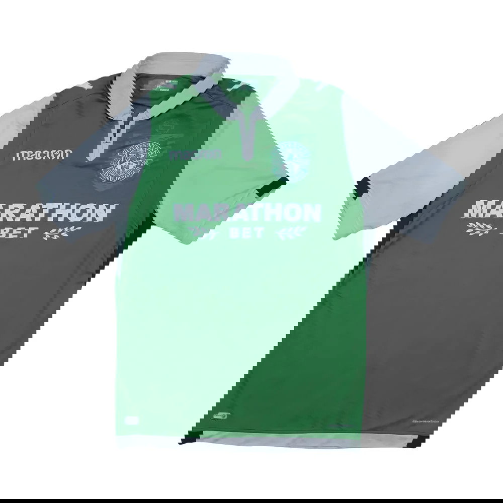 2017-18 Hibernian Home Shirt (XL) (Excellent)