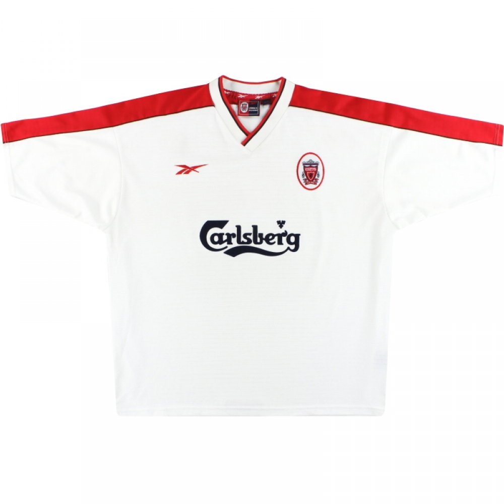 Liverpool 1998-99 Away Shirt (XL) (Excellent) (GERRARD 8)