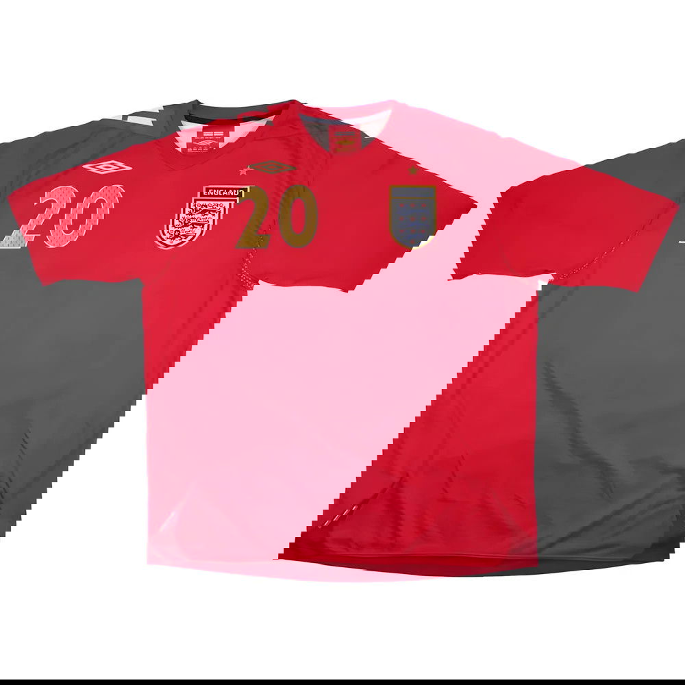 England 2006-08 Away Shirt (Downing #20) (XXL) (Very Good)