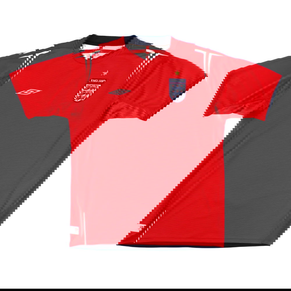 England 2006-08 Away Shirt (XLB 158cm) (Excellent) (FERDINAND 5)