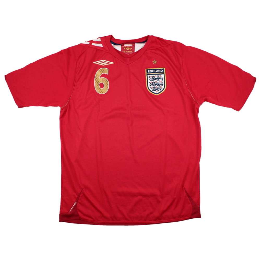 England 2006-08 Away Shirt (L) Terry #6 (Excellent)