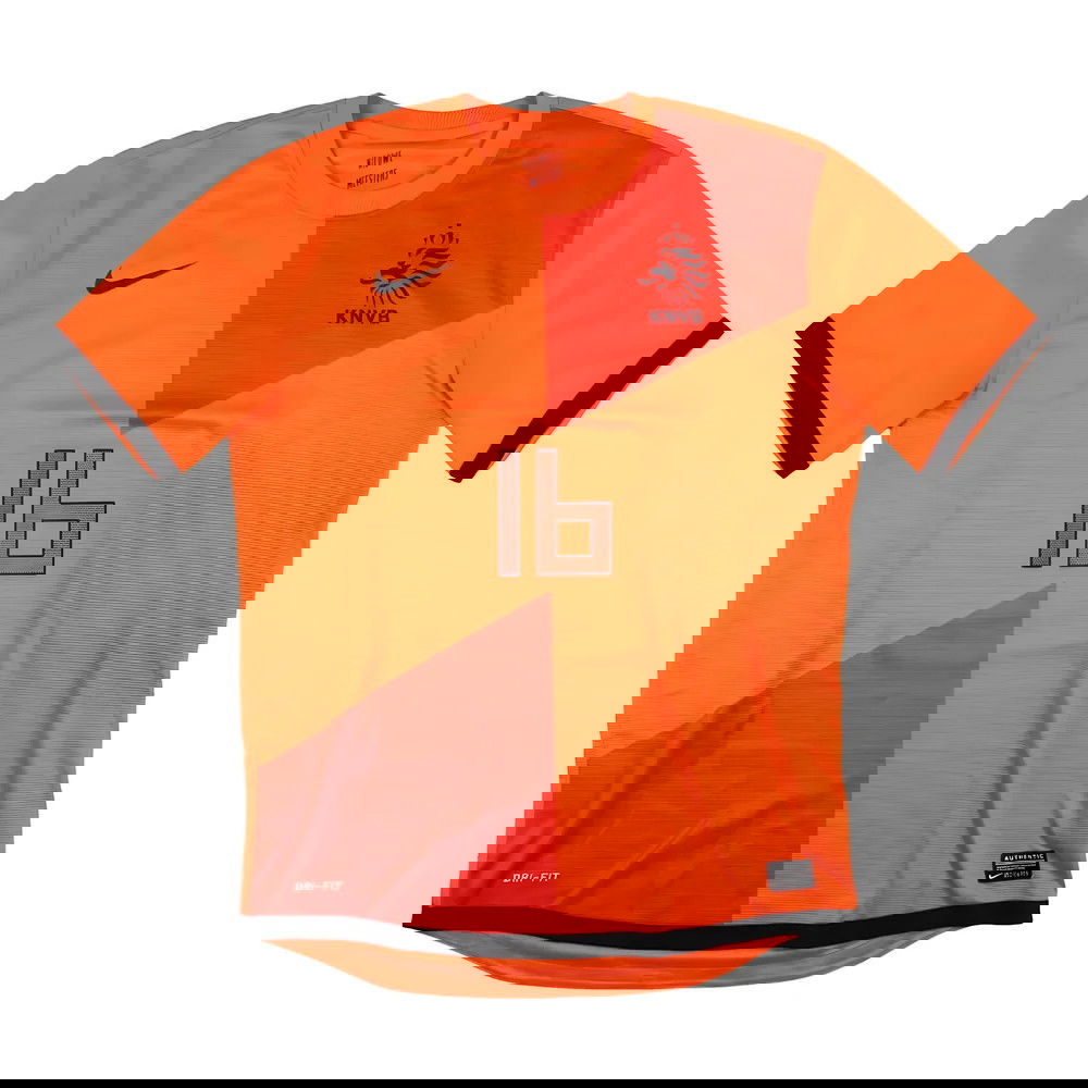 Holland 2012-13 Home Shirt (V.Persie #16) (M) (Very Good)