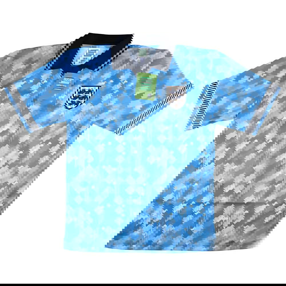 England 1990 Score Draw Third Shirt (M) Pearce #3 (Excellent)