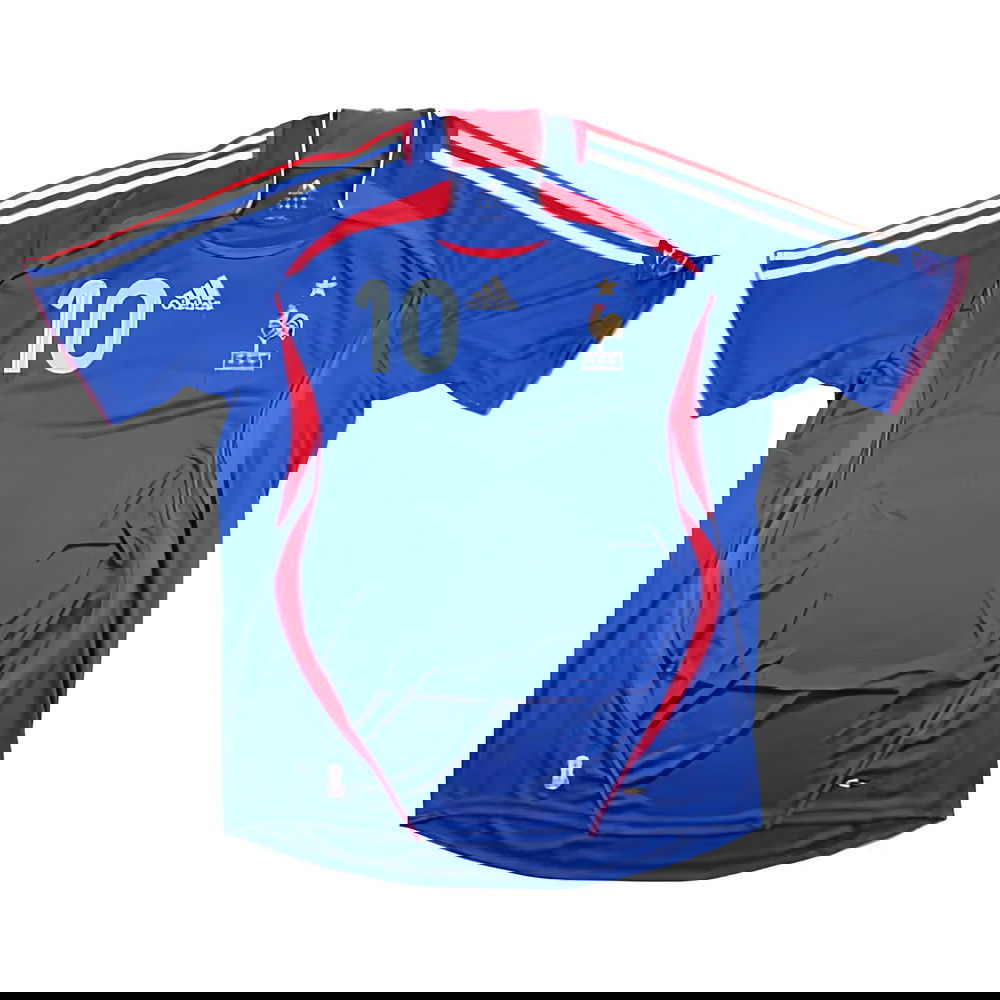 France 2006-07 Home Shirt (Zidane #10) (XL) (Excellent)