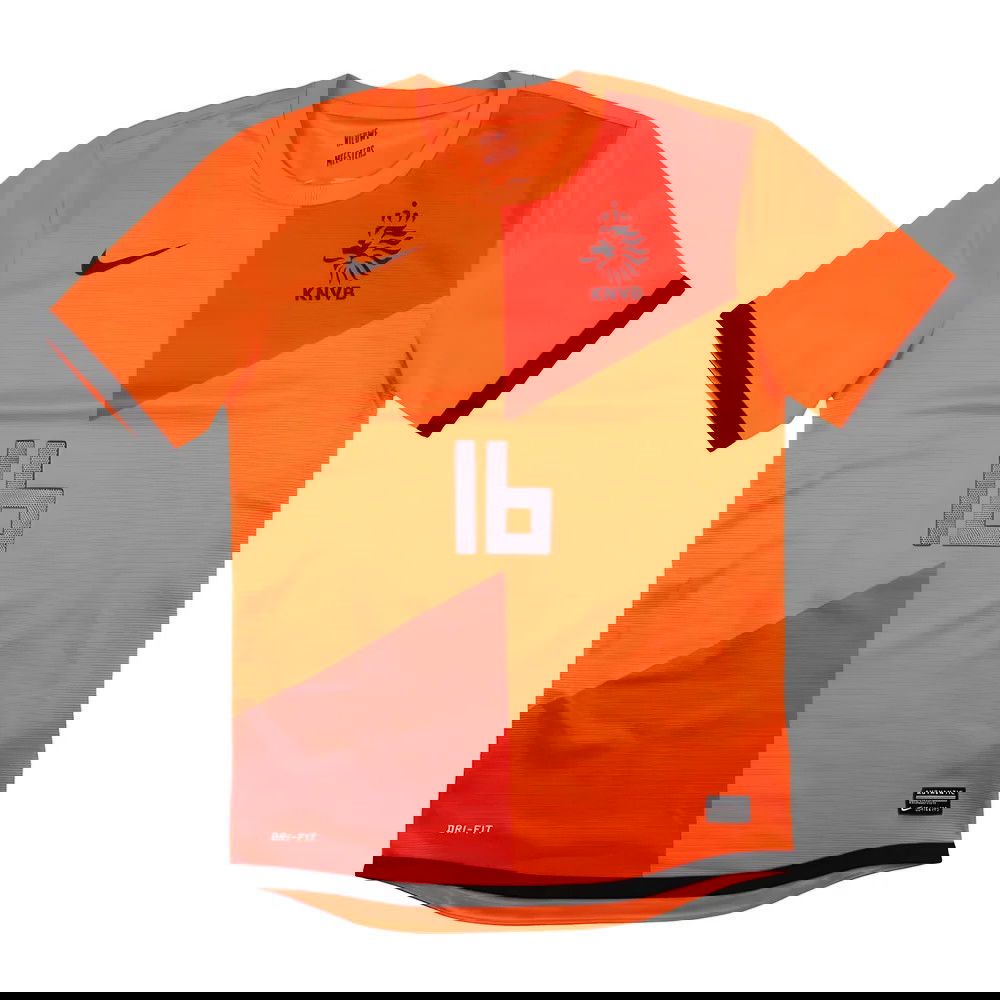 Holland 2012-13 Home Shirt (S) V. Persie #16 (Very Good)