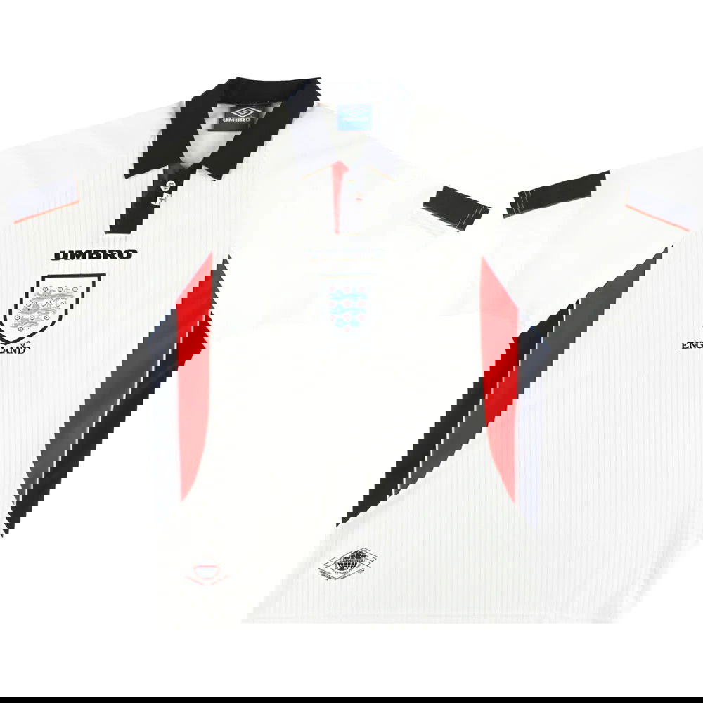 England 1997-99 Home Shirt (XL) (Excellent) (GASCOIGNE 8)