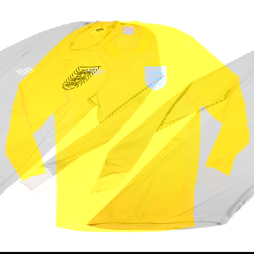 England 2010-11 Goalkeeper Long Sleeve Shirt (M) (Excellent) (SHILTON 1)